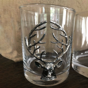 Verre à <span class=keywords><strong>whisky</strong></span> double à l'ancienne <span class=keywords><strong>avec</strong></span> tête <span class=keywords><strong>de</strong></span> <span class=keywords><strong>cerf</strong></span> - Product Image 3