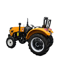 Tractor Agrícola Compacto de 50HP 4X4 Diésel, 36.8Kw, para Pequeñas Granjas, Jardines y Céspedes, Suministro de Fábrica