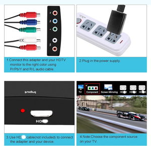 Convertitore Componente HDMI-Compatibile in Metallo Avedio Links HD 1080P YPbPr 5RCA RGB + Adattatore Audio Video R/L Compatibile con TV e PS5 - Product Image 5