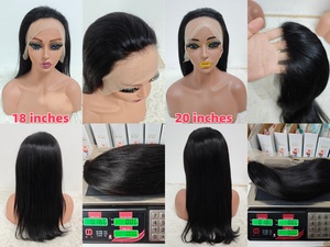 38.3$ Promotion Swiss <b>Lace</b> 13x4 <b>Frontal</b> <b>Wigs</b> 18inch 20inch Upgrade 9A Long <b>Wigs</b> with Small Knots <b>Lace</b> Straight, Body Wave, Water - Product Image 3