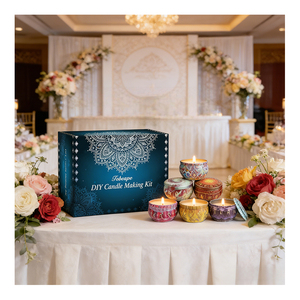 Elegante Portavelas de Muestra con Acabado Mate y Tapa Blanca para Programa de Propuesta de Merchandising de Llenado de Cera Personalizado - Product Image 2