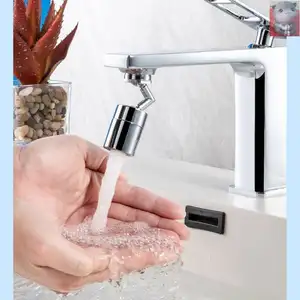 Solid Brass Basin Aerator 720 degree Swivel Basin Faucet Water Saving Big Angle Faucet Head Aerator