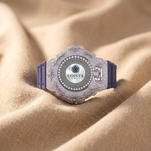 นาฬิกาฮิปฮอปคุณภาพดีที่สุด ดีไซน์หรูหรา ทันสมัย ประดับเพชรโมอิสซาไนต์ ตัวเรือนสแตนเลสสตีล ขนาด 41 มม. พร้อมจำหน่าย - Product Image 6