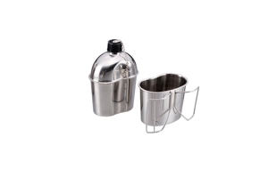 Gourde de chasse en acier inoxydable HBSC02 avec poignée, tasse pratique et plateau porte-outils - Product Image 3