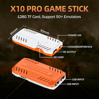 Console de Jeu Rétro X10 Pro 2026 en Gros, Stick de Jeu 4K HD TV 128 Go, 40+ Émulateurs, 50000+ Jeux, Manette Sans Fil 2.4GHz, Console de Jeu Domestique