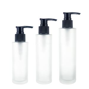 Botol Kaca Buram 100ml 120ml 150ml dengan Pompa Semprot untuk Minyak Rambut dan Losion Kosmetik - Product Image 1