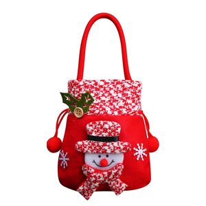 <b>Christmas</b> Drawstring Tote <b>Bag</b> Felt <b>Gift</b> Pouch Doll styled Handbag Apple Candy <b>Gift</b> <b>Bag</b> for <b>Christmas</b> Eve - Product Image 2