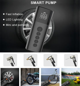 Nouveau <span class=keywords><strong>gonfleur</strong></span> de pneu sans fil de pompe à air électrique numérique portable avec lumière LED - Product Image 6