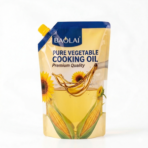 Pochette souple transparente personnalisée de 150 ml et 300 ml avec bec verseur pour l'emballage <span class=keywords><strong>d</strong></span>'huile de cuisson de palme et <span class=keywords><strong>d</strong></span>'olive - Product Image 2