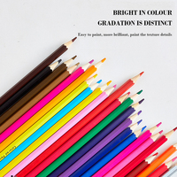 Ensemble de crayons de couleur Mini crayons de couleur Ensemble de crayons de charbon de bois Ensemble de coloriage artistique