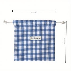 Sac cadeau personnalisé réutilisable en velours et flanelle hollandaise avec cordon de serrage pour emballage de bijoux, impression par gravure, fabriqué en Chine - Product Image 3