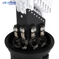 Boîtier de raccordement optique mécanique de type dôme FTTH, 96 fibres optiques maximum, 144 fibres optiques au maximum pour réseau de communication