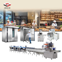 Solution complète d'équipement de boulangerie tout-en-un : Nouvelle ligne de cuisson complète pour pain et gâteaux, électrique et à gaz, pour ingrédients à base de fruits, maïs, noix et soja