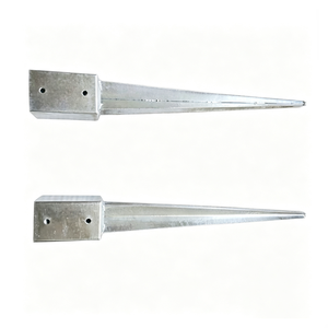 Sunsbuild Support de sol métallique durable pour poteaux de clôture, fixation de poteaux en bois de jardin, support pour aménagement paysager - Product Image 2