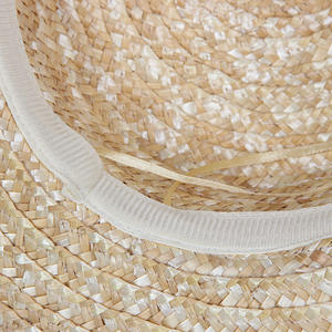 <span class=keywords><strong>หมวก</strong></span>สานปีกกว้างทรงแบน สำหรับผู้ชายและผู้หญิง ทำจากฟางข้าวสาลี เหมาะสำหรับกิจกรรมกลางแจ้ง ป้องกันแสงแดด - Product Image 6