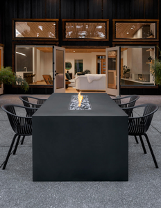 Outdoor Fire Pit <b>Firepit</b> <b>Table</b> Gas Corten Steel Garden Outdoor Fire Pit - Product Image 4