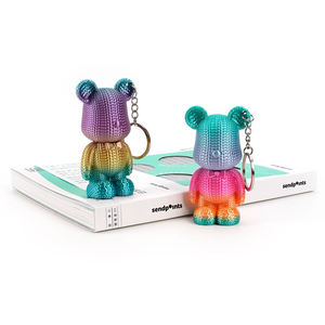 Vashine Porte-clés Figurine d'Action Gloomy Bear Imprimée en 3D Personnalisée en PLA Coloré, Jouets pour Enfants, Matériaux Écologiques pour la Créativité - Product Image 3