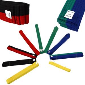 Cinturón de Taekwondo de Algodón Personalizable, Cinturón de Karate, <span class=keywords><strong>Cinta</strong></span> de Promoción, Cinturón Bordado al por Mayor - Product Image 3
