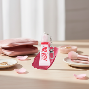 04 Berry Pink Fuge Blur Tint Keyring Let's Wearing Lipstick Accessory - Product Image 3