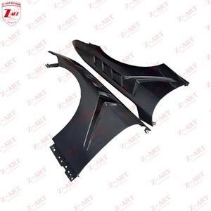 Aile avant en fibre de carbone Z-ART 2024+ pour Ford Mustang, aile avant ventilée pour Mustang, aile à persiennes en fibre de carbone - Product Image 3