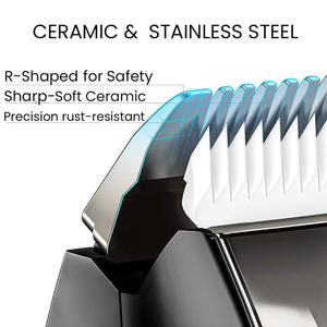 Recortadora doble, recortadora de vello corporal eléctrica lavable para hombres, depiladora, afeitadora corporal, Kit de aseo para <span class=keywords><strong>Barba</strong></span> - Product Image 3