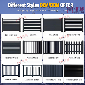 Hot Bán Nhôm Slat Hàng Rào Hệ Thống Hiện Đại Nhôm Luver Cổng Thiết Kế Có Thể Thu Vào Trượt Louver Cổng Hàng Rào - Product Image 4