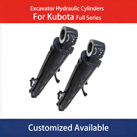 Para Kubota U17 U20 U25 U30 KX135 KX155 KX161 KX163 KX165 KX175 KX183 KX185 Conjunto de Cilindros de Brazo, Pluma y Cucharón