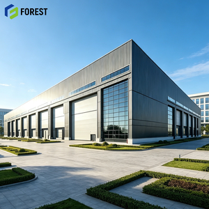 Modular Structural Steel Commercial Warehouse Building High Clearance Prefabricated Heavy Duty Industrial Depot Frame - Product Image 1