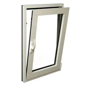 חלונות ודלתות פרופיל אלומיניום אנרגיה סטאר חלון זכוכית הטוב ביותר להטות וסיבוב חלונות