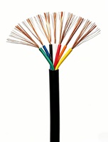 Câble flexible 16 18 20 AWG, fil électrique UL2464, câble d'extension 2 3 4 5 6 conducteurs, câble RVV en cuivre étamé torsadé sans oxygène