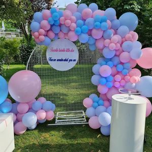 67PCS 12 Inch Pastel Pink Blue Gender Reveal Balloons for Boy or Girl Gender Reveal Party <b>Decorations</b> <b>Anniversary</b> Latex Balloon - Product Image 4