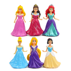 6 <span class=keywords><strong>serie</strong></span> regina abito bellissimo principessa maestro figura creativa a mano decorazione bambola personaggio dei cartoni animati toppers torta - Product Image 2