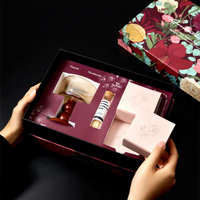Ensemble cadeau de bougies parfumées en cire de soja Anji Newell, semi-artisanales, avec boîte cadeau pour la Saint-Valentin, cadeau d'anniversaire