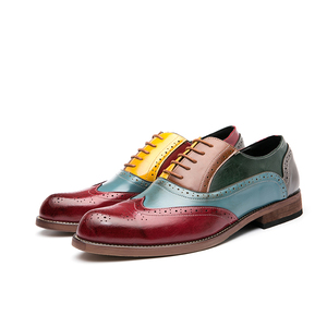 Nouvelles Idées de Produits 2025 – <span class=keywords><strong>Chaussures</strong></span> Habillées en Cuir Véritable pour Hommes, Style Italien, à Lacets, Mocassins de Bureau Oxford Plats pour le Printemps - Product Image 4