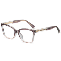 Montures de lunettes optiques anti-lumière bleue surdimensionnées style papillon TR90 œil de chat, style célébrité, vente en gros