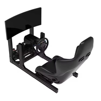 Cockpit de simulateur de course CAMMUS SS15 avec siège, chaise de jeu et support pour écran et volant