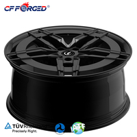 CF FORGED Nuevas Llantas de Aleación de Aluminio Forjado Personalizadas de 16-24 Pulgadas con Acabado Negro, Ajuste Universal para Tesla Model