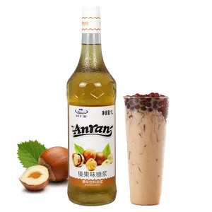 1L Sirop de saveur de fruit de concentré d'usine alimentaire d'Anran pour des ingrédients de café de thé de bulle