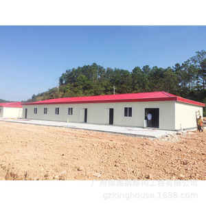 บ้านสำเร็จรูปแบบแผงแซนวิชทรงสี่เหลี่ยมผืนผ้า สำหรับสำนักงานในพื้นที่ก่อสร้าง ติดตั้งง่าย ดีไซน์เรียบง่าย - Product Image 5