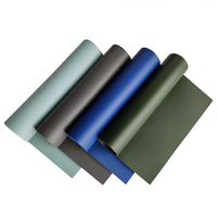 Rouleau de similicuir synthétique en similicuir double face de couleur unie, 30cm x 135cm, pour le bricolage, la fabrication de chaussures et de sacs