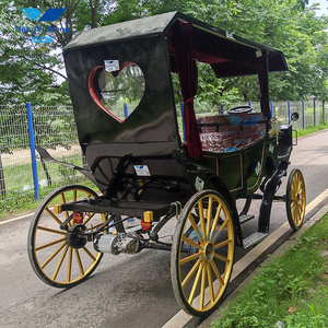 Charrettes à chevaux électriques vintage pour le tourisme, chariots de mariage, charrettes de promenade à chevaux Victoria à vendre - Product Image 4