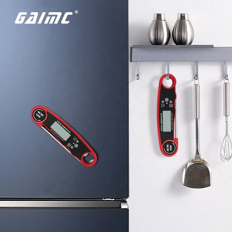 GAIMC GFT138 su geçirmez LCD ekran gıda dijital mutfak barbekü et termometresi üretimi
