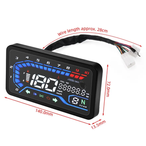 Tachimetro digitale per moto con indicatore di direzione del livello del carburante <span class=keywords><strong>Display</strong></span> <span class=keywords><strong>LCD</strong></span> multifunzione - Product Image 6