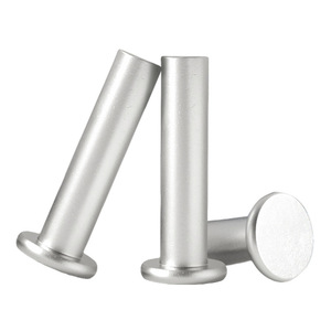 Remaches Sólidos de Aluminio con Cabeza Redonda Brillante Sin Recubrimiento M2 M3 M4 M5 M6 M8 Remaches Estándar para Fijación Manual - Product Image 1