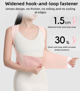 Ceinture de Correction Posturale en Polyester et Nylon, Réglable, Portable, <span class=keywords><strong>pour</strong></span> Démouler les Épaules et Redresser <span class=keywords><strong>le</strong></span> <span class=keywords><strong>Dos</strong></span>, Confortable, Produit Phare Transfrontalier - Product Image 3