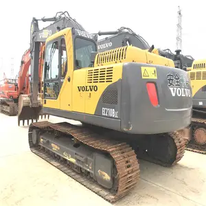 Máquina de escavadeira usada original volvo ec210blc, escavadeira volvo ec210blc/volvo 210/21ton volvo, escavadeira