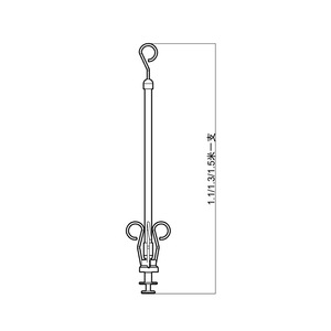 Soporte de Suero Ajustable en Altura de Aleación de Aluminio YL-03 para Hospital - Product Image 1