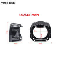TECH-KING-Lampe de Couverture Décorative de 3.0 Pouces, 1.5 Pouces, 1.8 Pouces, avec Anneau Halo, pour Voiture et Moto