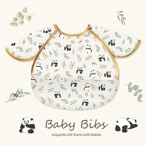 Baberos Impermeables Unisex para Niños, sin Mangas, con Forro de Poliéster, Resistentes al Aceite y a las Manchas, Fáciles de Limpiar, para Comer, Venta al por Mayor, OEM - Product Image 6