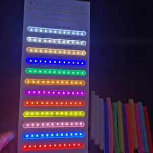 Yeni 2nd nesil silikon neon LED ışık 6mm 8mm 12mm neon burcu dekorasyon için esnek neon floresan lamba